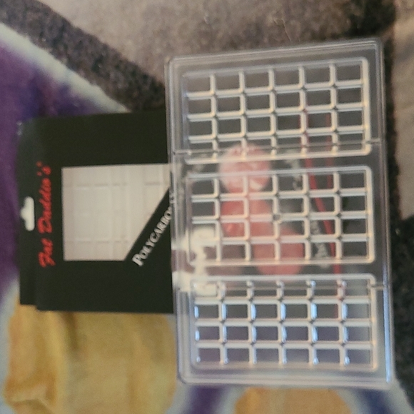 NEW Fat Daddio's polycarbonate mold 3 bar with rectangles - Picture 2 of 3